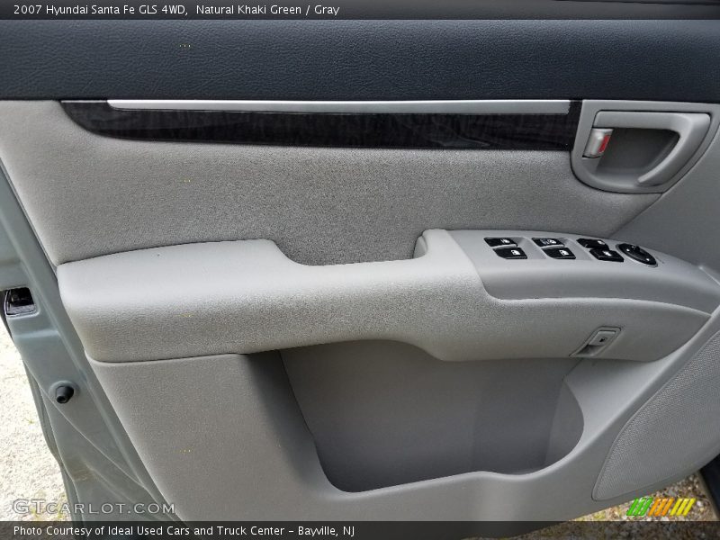 Natural Khaki Green / Gray 2007 Hyundai Santa Fe GLS 4WD