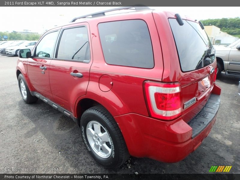 Sangria Red Metallic / Charcoal Black 2011 Ford Escape XLT 4WD