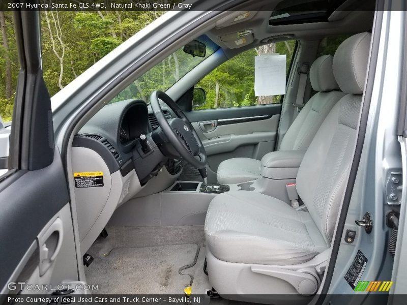 Natural Khaki Green / Gray 2007 Hyundai Santa Fe GLS 4WD