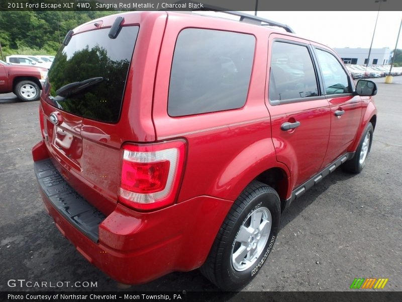 Sangria Red Metallic / Charcoal Black 2011 Ford Escape XLT 4WD