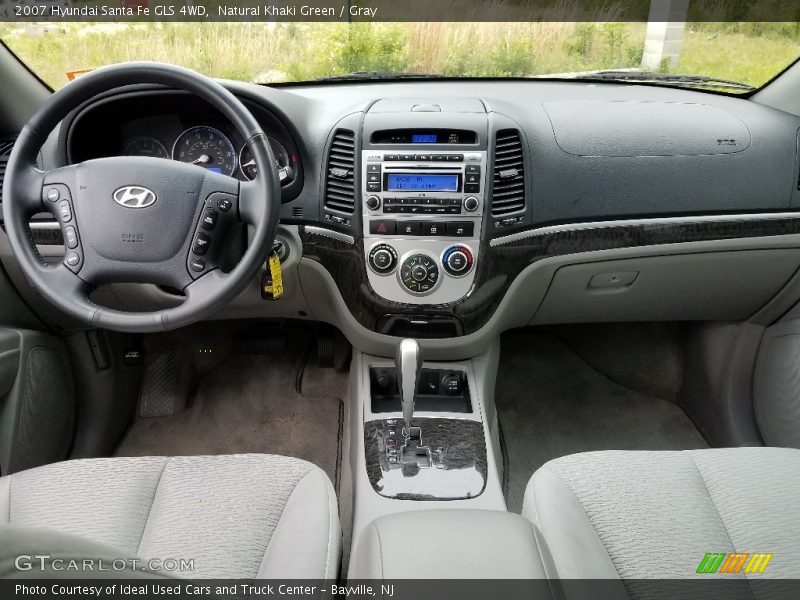 Natural Khaki Green / Gray 2007 Hyundai Santa Fe GLS 4WD
