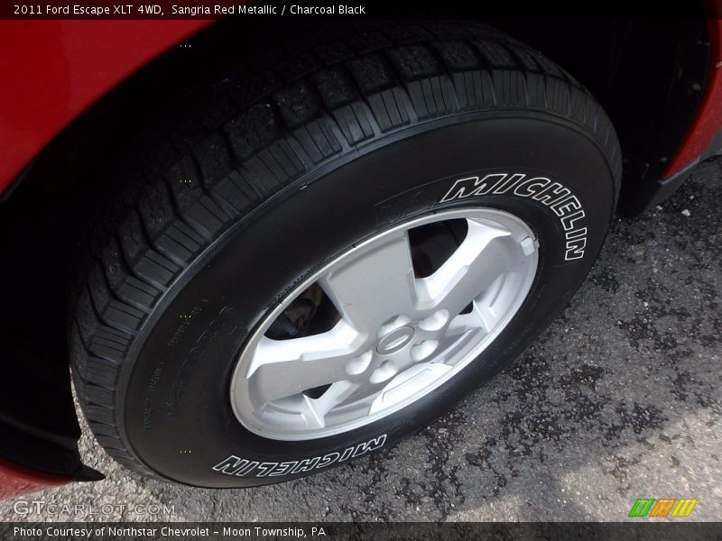 Sangria Red Metallic / Charcoal Black 2011 Ford Escape XLT 4WD