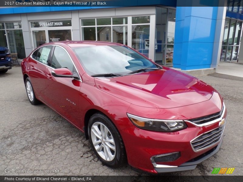 Cajun Red Tintcoat / Jet Black 2017 Chevrolet Malibu LT