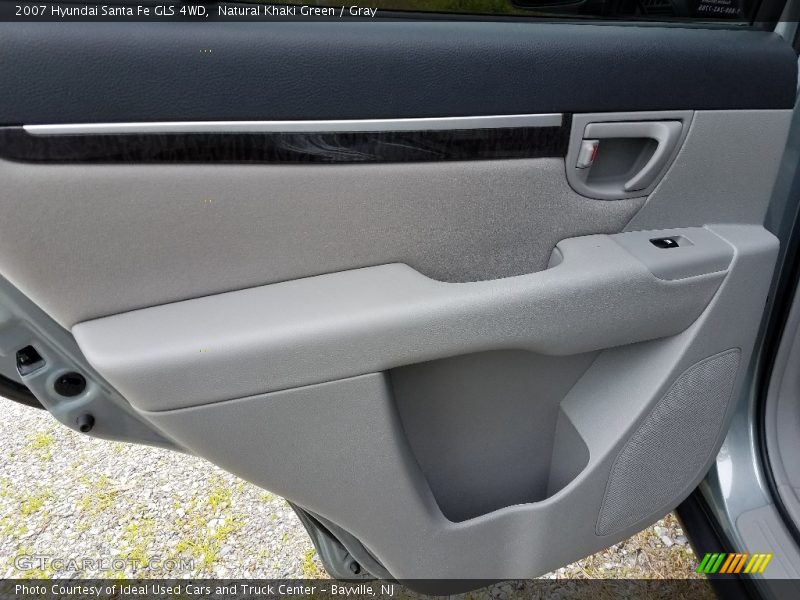 Natural Khaki Green / Gray 2007 Hyundai Santa Fe GLS 4WD