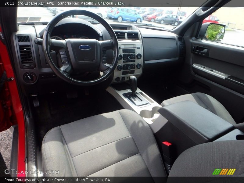 Sangria Red Metallic / Charcoal Black 2011 Ford Escape XLT 4WD