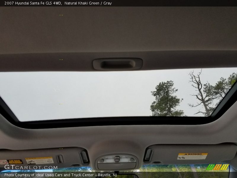 Natural Khaki Green / Gray 2007 Hyundai Santa Fe GLS 4WD