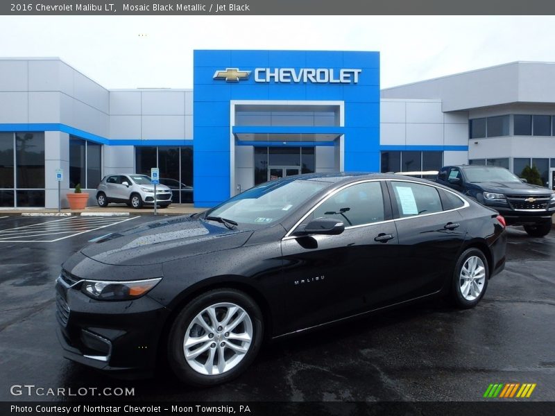 Mosaic Black Metallic / Jet Black 2016 Chevrolet Malibu LT