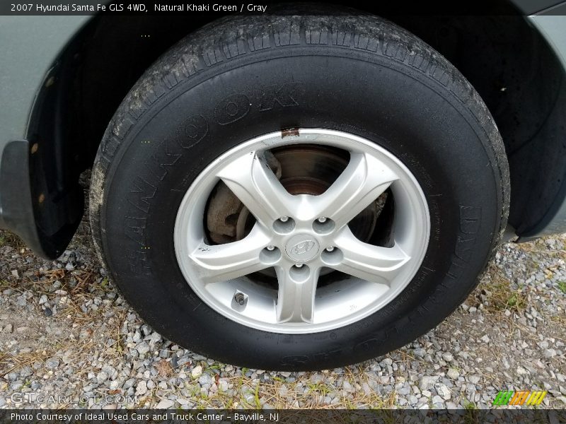 Natural Khaki Green / Gray 2007 Hyundai Santa Fe GLS 4WD