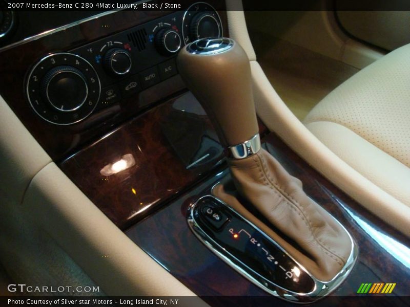 Black / Stone 2007 Mercedes-Benz C 280 4Matic Luxury