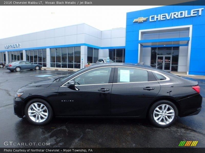 Mosaic Black Metallic / Jet Black 2016 Chevrolet Malibu LT