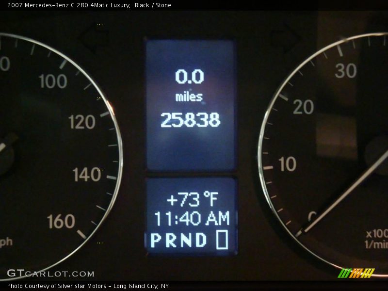 Black / Stone 2007 Mercedes-Benz C 280 4Matic Luxury