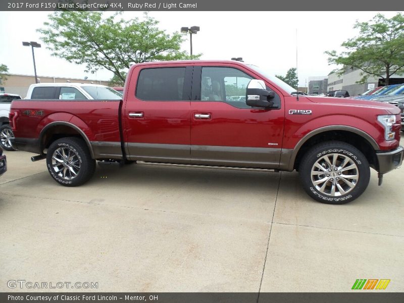  2017 F150 Lariat SuperCrew 4X4 Ruby Red