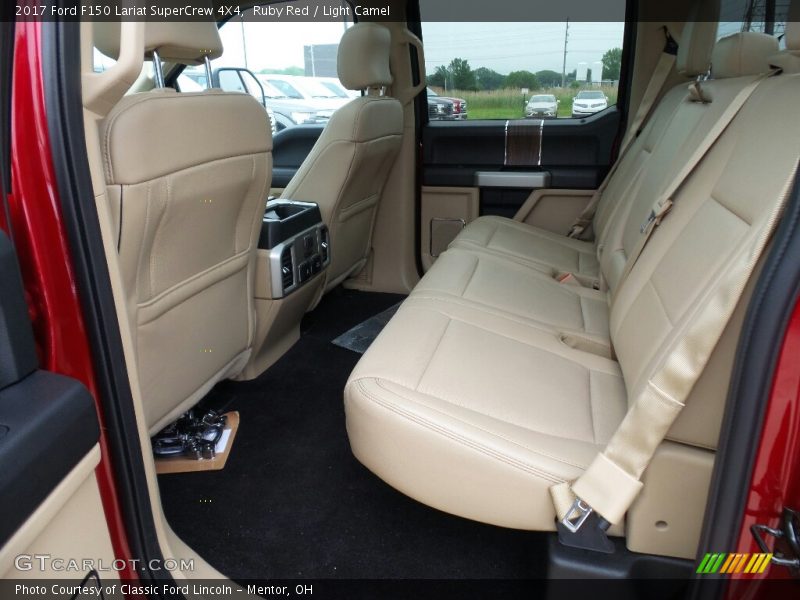 Ruby Red / Light Camel 2017 Ford F150 Lariat SuperCrew 4X4