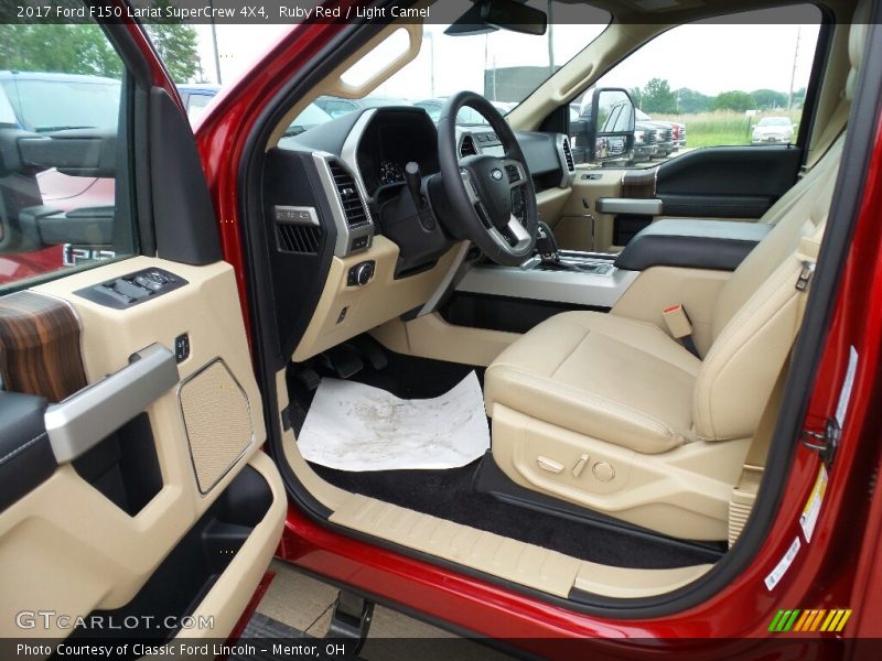  2017 F150 Lariat SuperCrew 4X4 Light Camel Interior