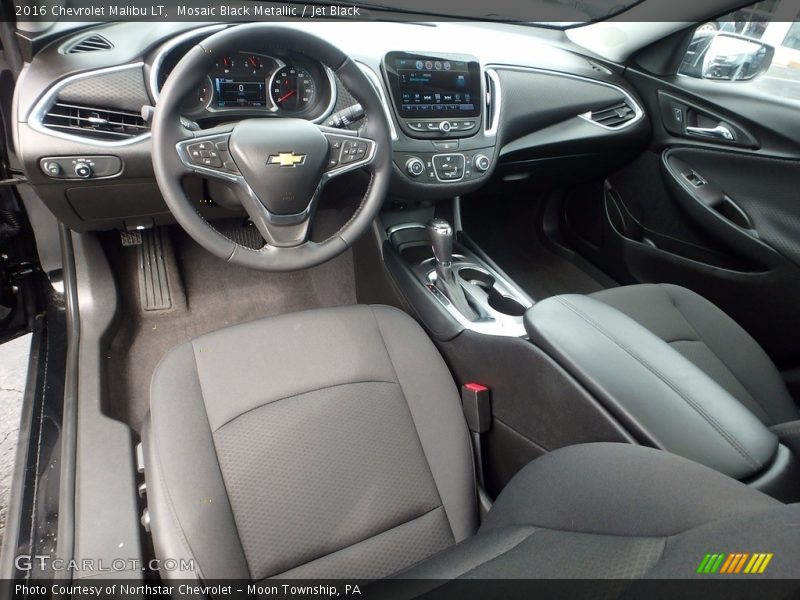 Mosaic Black Metallic / Jet Black 2016 Chevrolet Malibu LT