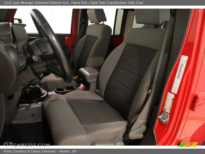Flame Red / Dark Slate Gray/Medium Slate Gray 2010 Jeep Wrangler Unlimited Rubicon 4x4