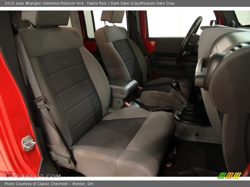 Flame Red / Dark Slate Gray/Medium Slate Gray 2010 Jeep Wrangler Unlimited Rubicon 4x4