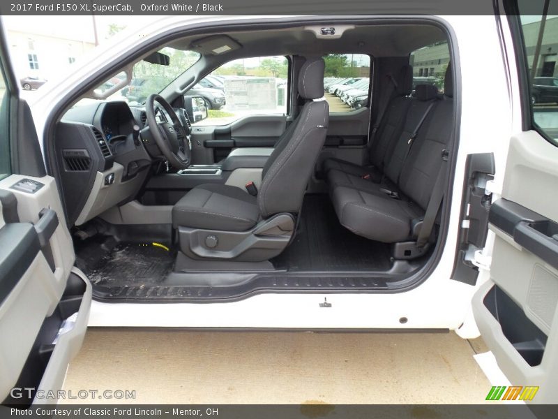  2017 F150 XL SuperCab Black Interior