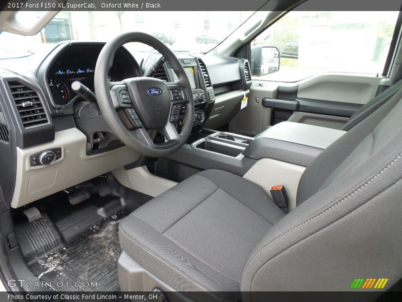 Front Seat of 2017 F150 XL SuperCab