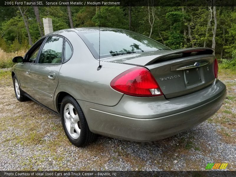 Spruce Green Metallic / Medium Parchment 2001 Ford Taurus SES