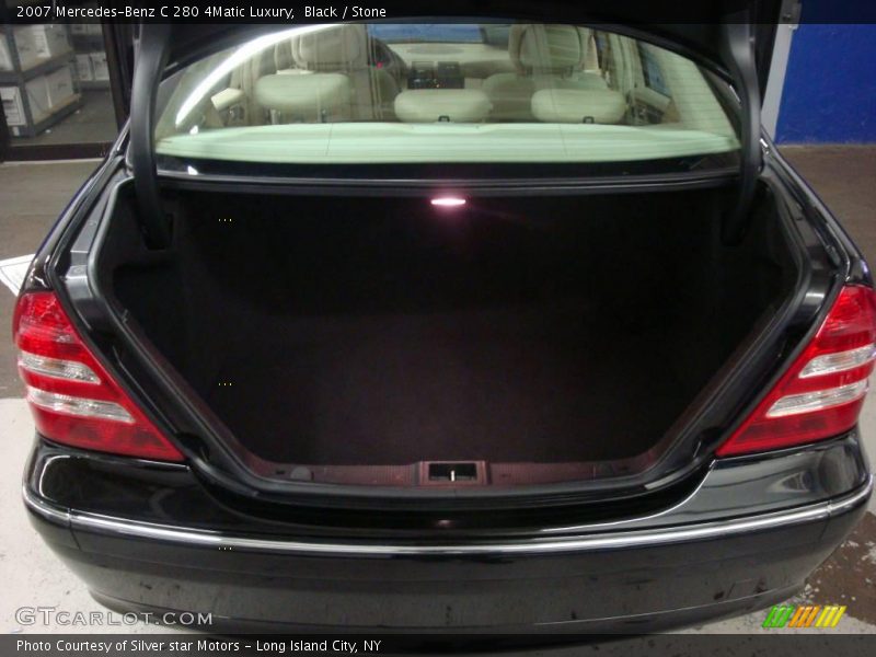 Black / Stone 2007 Mercedes-Benz C 280 4Matic Luxury