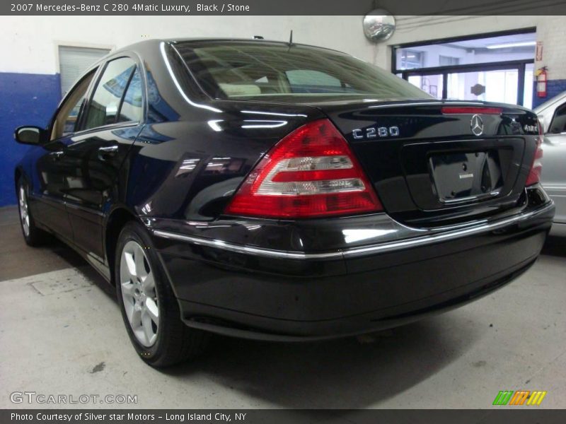 Black / Stone 2007 Mercedes-Benz C 280 4Matic Luxury