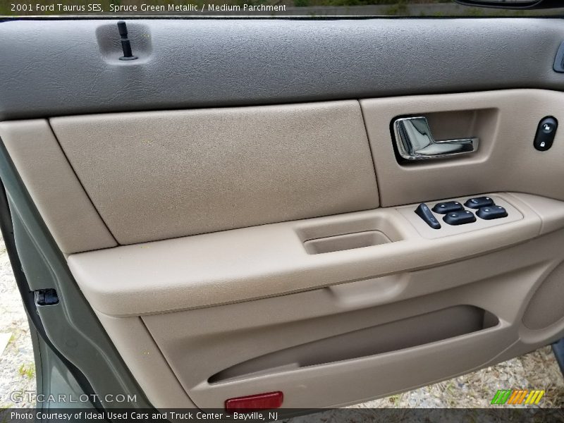 Spruce Green Metallic / Medium Parchment 2001 Ford Taurus SES