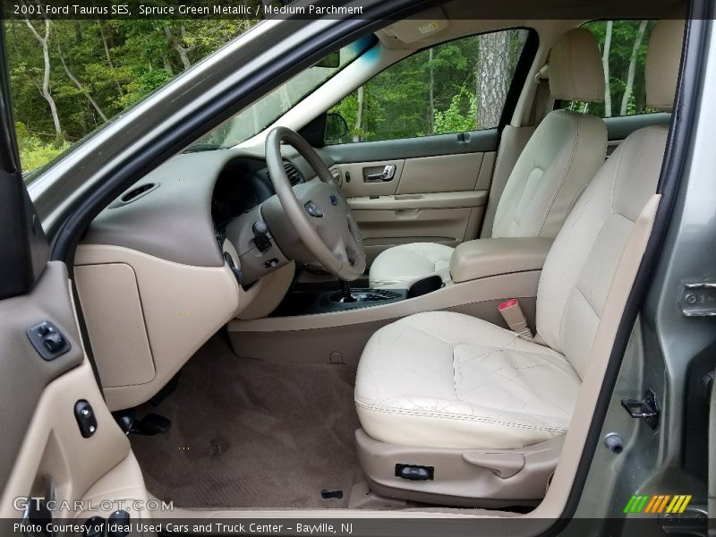 Spruce Green Metallic / Medium Parchment 2001 Ford Taurus SES