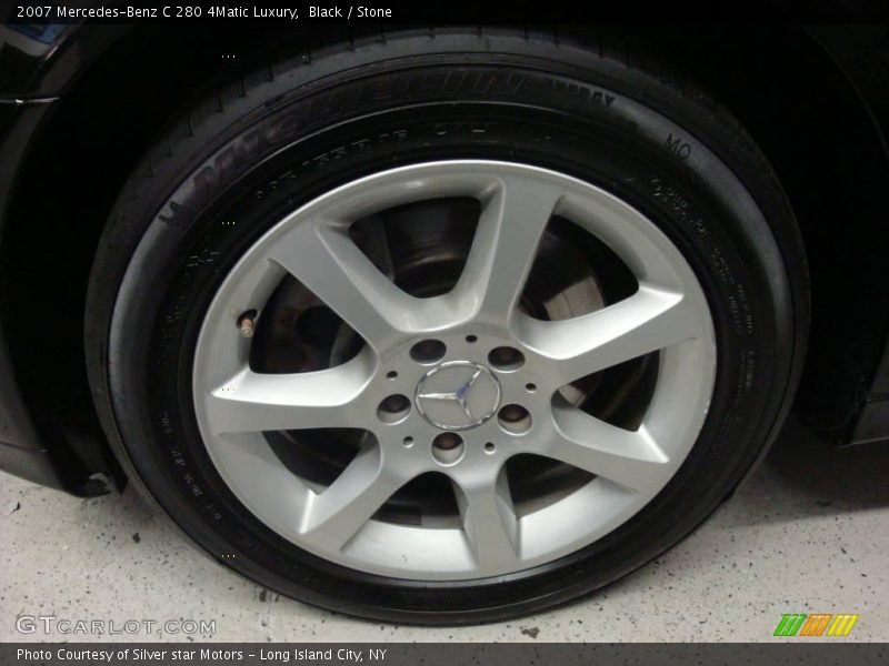 Black / Stone 2007 Mercedes-Benz C 280 4Matic Luxury