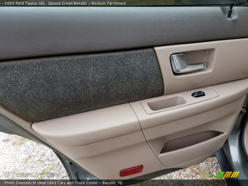Spruce Green Metallic / Medium Parchment 2001 Ford Taurus SES