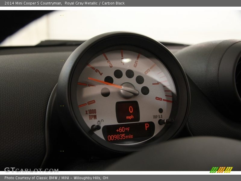 Royal Gray Metallic / Carbon Black 2014 Mini Cooper S Countryman