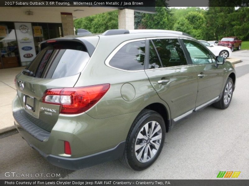 Wilderness Green Metallic / Java Brown 2017 Subaru Outback 3.6R Touring