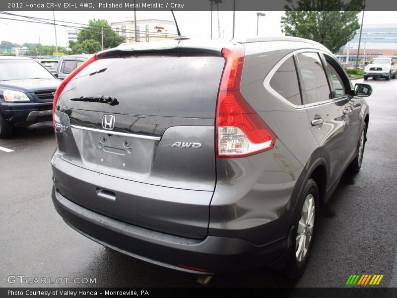 Polished Metal Metallic / Gray 2012 Honda CR-V EX-L 4WD