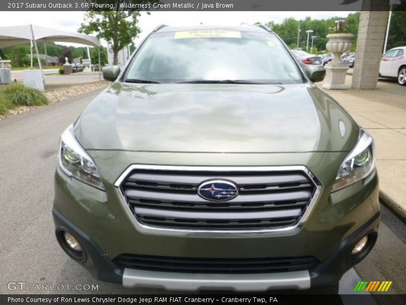 Wilderness Green Metallic / Java Brown 2017 Subaru Outback 3.6R Touring