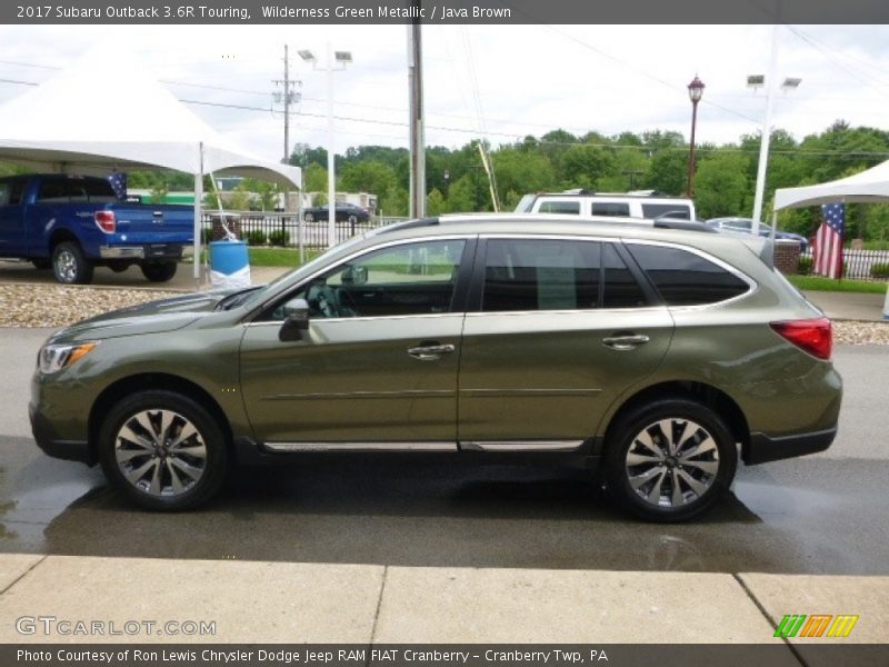 Wilderness Green Metallic / Java Brown 2017 Subaru Outback 3.6R Touring
