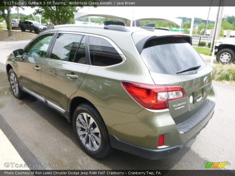 Wilderness Green Metallic / Java Brown 2017 Subaru Outback 3.6R Touring