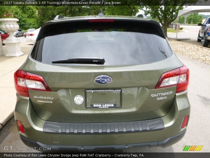Wilderness Green Metallic / Java Brown 2017 Subaru Outback 3.6R Touring