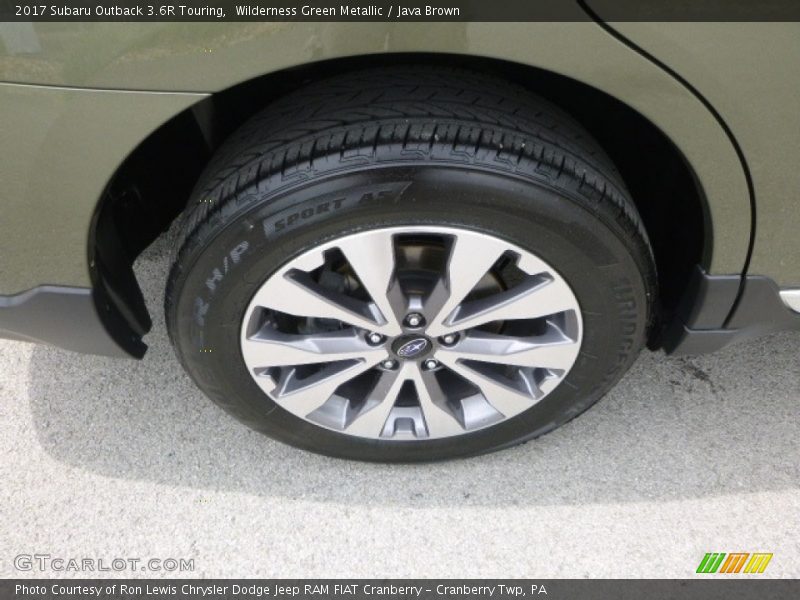Wilderness Green Metallic / Java Brown 2017 Subaru Outback 3.6R Touring