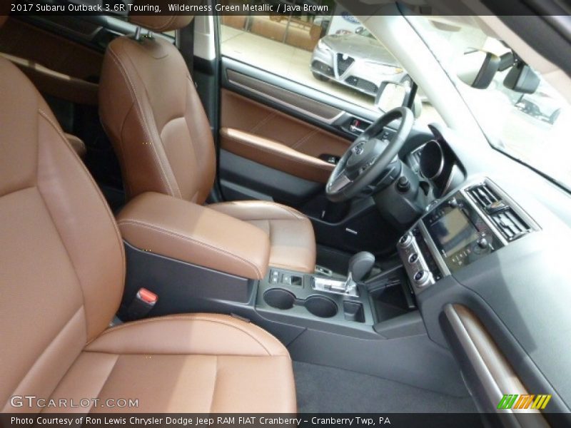 Front Seat of 2017 Outback 3.6R Touring