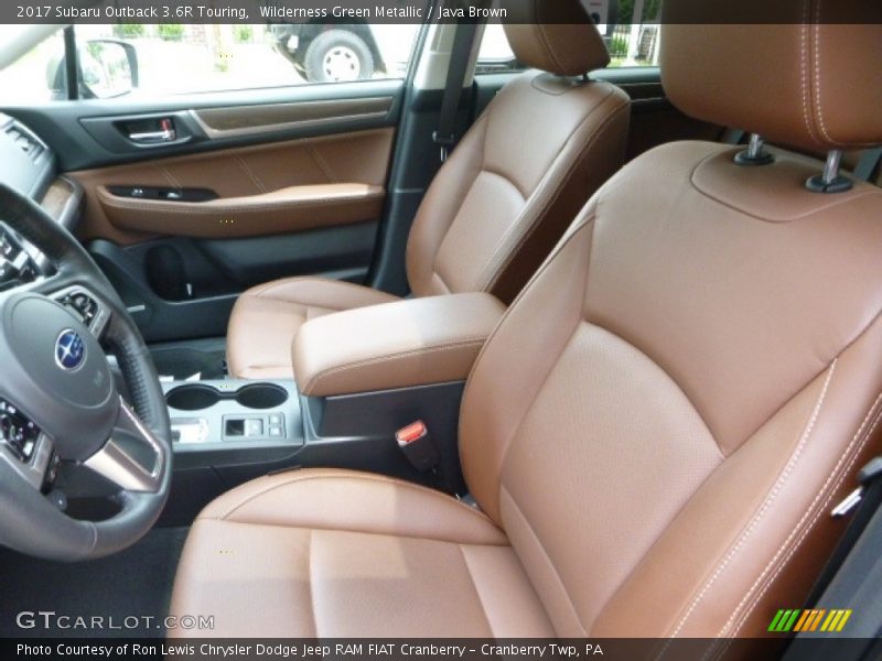 Wilderness Green Metallic / Java Brown 2017 Subaru Outback 3.6R Touring