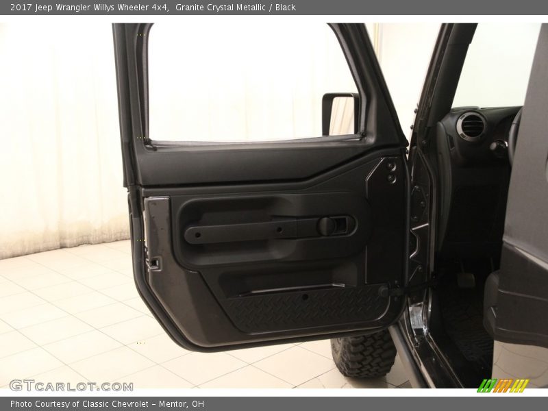 Granite Crystal Metallic / Black 2017 Jeep Wrangler Willys Wheeler 4x4