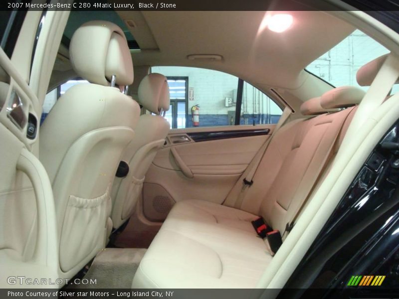 Black / Stone 2007 Mercedes-Benz C 280 4Matic Luxury