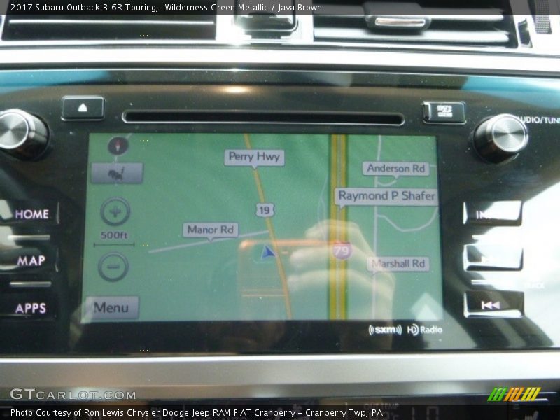 Wilderness Green Metallic / Java Brown 2017 Subaru Outback 3.6R Touring