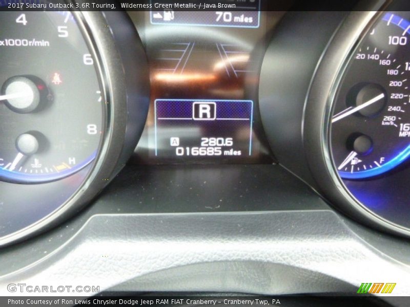 Wilderness Green Metallic / Java Brown 2017 Subaru Outback 3.6R Touring