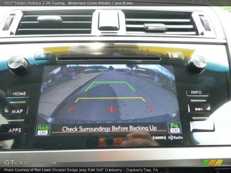 Wilderness Green Metallic / Java Brown 2017 Subaru Outback 3.6R Touring