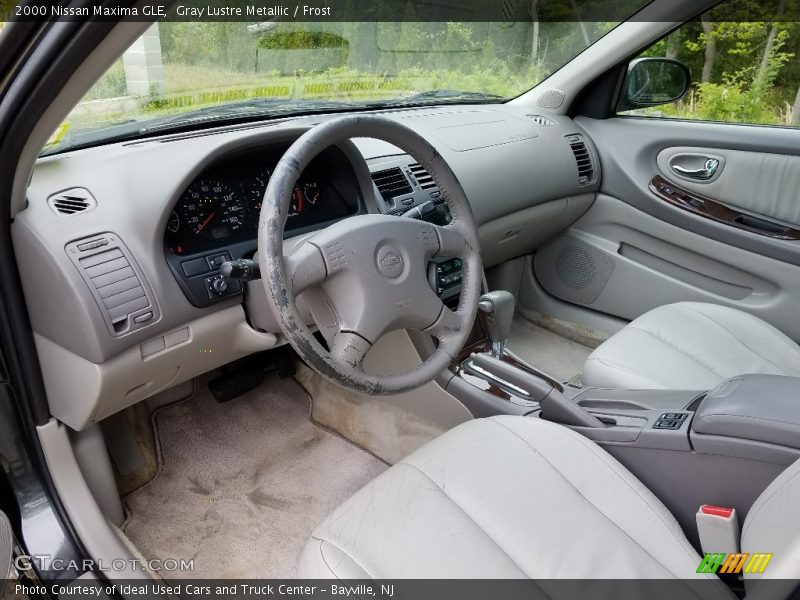 Gray Lustre Metallic / Frost 2000 Nissan Maxima GLE
