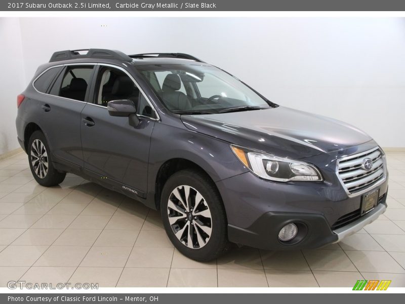 Carbide Gray Metallic / Slate Black 2017 Subaru Outback 2.5i Limited