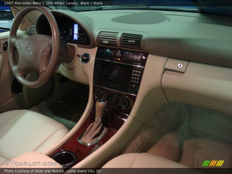 Black / Stone 2007 Mercedes-Benz C 280 4Matic Luxury