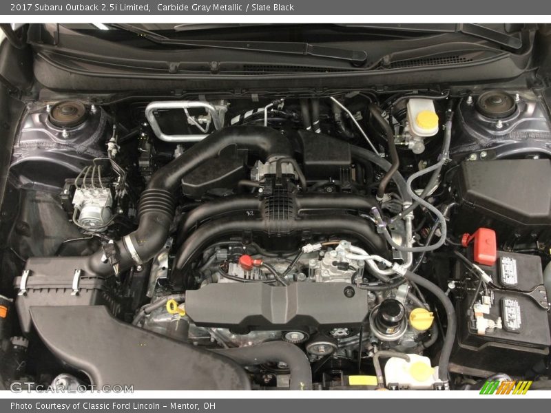 Carbide Gray Metallic / Slate Black 2017 Subaru Outback 2.5i Limited
