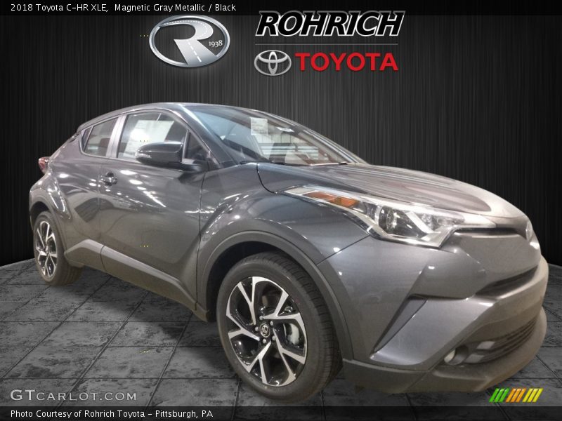 Magnetic Gray Metallic / Black 2018 Toyota C-HR XLE